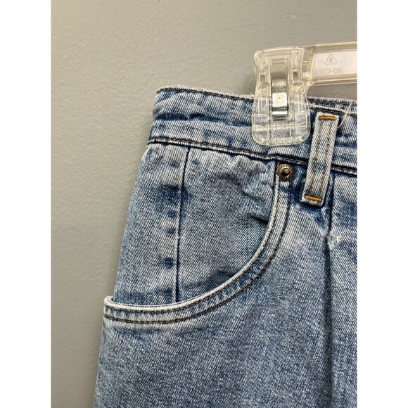 Talbots Mom Jeans Petite size 12P High Waist light wash Vintage Tapered Denim - Picture 4 of 8